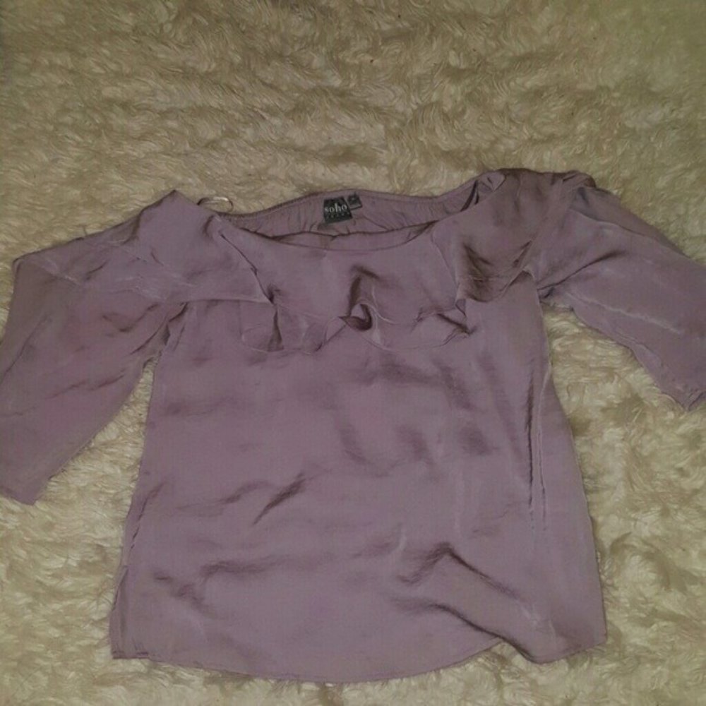 New York and Company off shoulder blouse